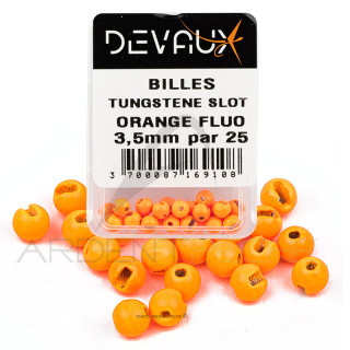 Pallina in Tungsteno SLOT DEVAUX arancione fluo X25